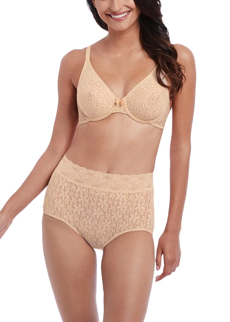Wacoal Halo Lace Full Panties, Nude | Wacoal Full panty