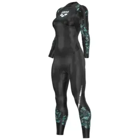 WOMEN'S POWERSKIN STORM WETSUIT - CORAL BLUE