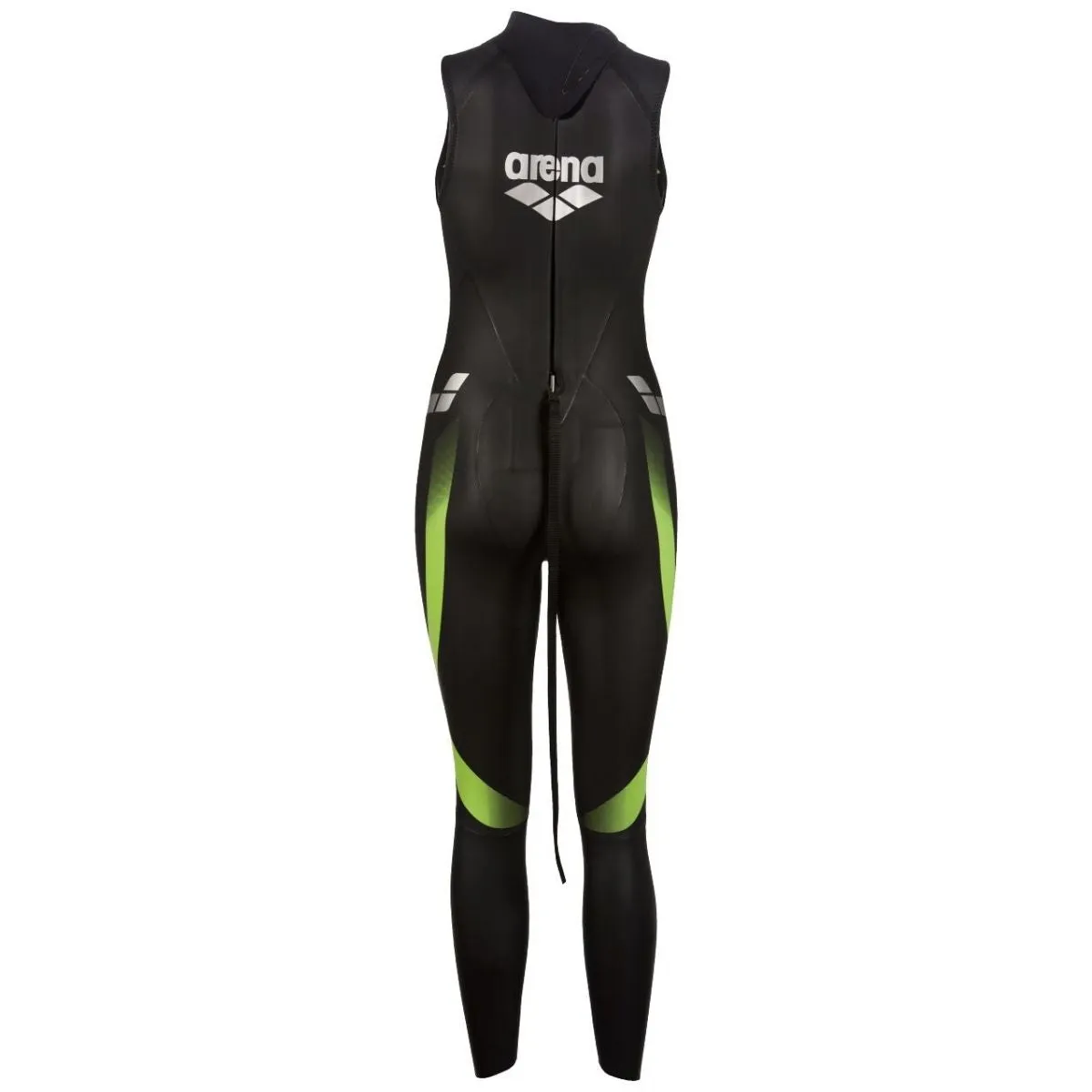 WOMEN'S SLEEVELESS TRIWETSUIT - BLACK